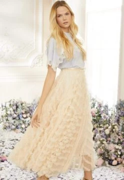 Needle & Thread Holding LTD Florence Ruffle Ankle Skirt All - Womenswear