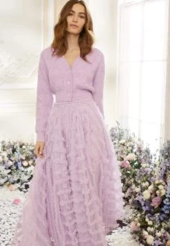 Needle & Thread Holding LTD Bow Stitch Cropped Cardigan