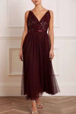 Needle & Thread Holding LTD Amalie Bodice Cami Ankle Gown