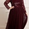 Needle & Thread Holding LTD Amalie Bodice Long Sleeve Ankle Gown