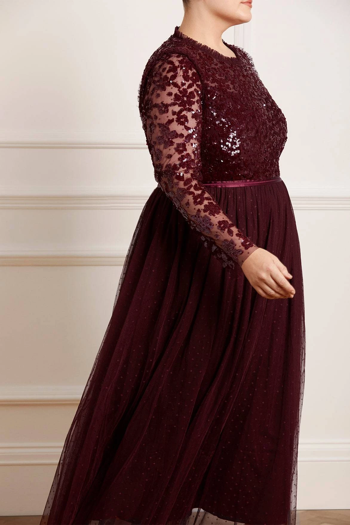 Needle & Thread Holding LTD Amalie Bodice Long Sleeve Ankle Gown 3 Needle & Thread Holding LTD Amalie Bodice Long Sleeve Ankle Gown