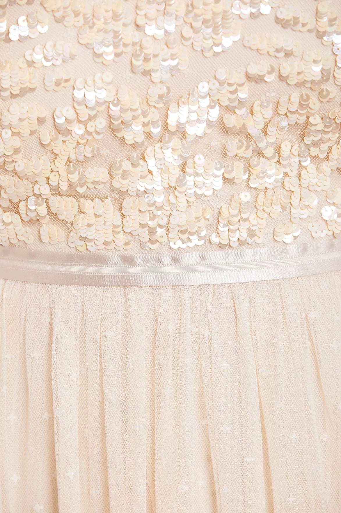 Needle & Thread Holding LTD Amalie Bodice Long Sleeve V-Neck Ankle Gown 6 Needle & Thread Holding LTD Amalie Bodice Long Sleeve V-Neck Ankle Gown