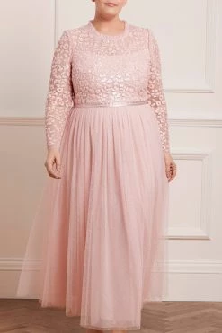 Needle & Thread Holding LTD All - Womenswear Amalie Bodice Long Sleeve Ankle Gown