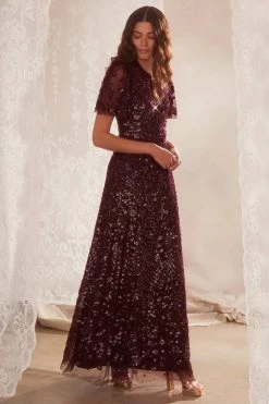 Needle & Thread Holding LTD Amalie Sequin Gown All - Womenswear