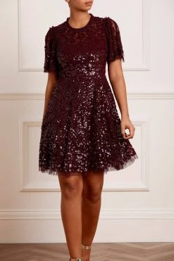 Needle & Thread Holding LTD Amalie Sequin Mini Dress 10 Needle & Thread Holding LTD Amalie Sequin Mini Dress