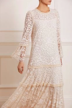 Needle & Thread Holding LTD All - Womenswear Annie Sequin Tiered Ankle Gown 12 Needle & Thread Holding LTD All - Womenswear Annie Sequin Tiered Ankle Gown