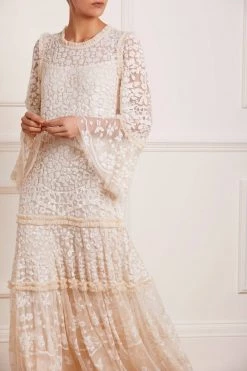 Needle & Thread Holding LTD All - Womenswear Annie Sequin Tiered Ankle Gown 13 Needle & Thread Holding LTD All - Womenswear Annie Sequin Tiered Ankle Gown