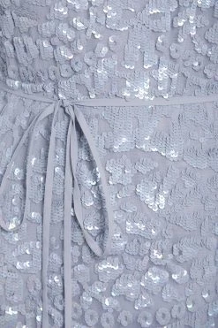 Needle & Thread Holding LTD Annie Sequin Tiered Ankle Gown