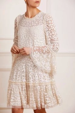 Needle & Thread Holding LTD Annie Sequin Tiered Mini Dress