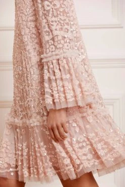 Needle & Thread Holding LTD All - Womenswear Annie Sequin Tiered Mini Dress