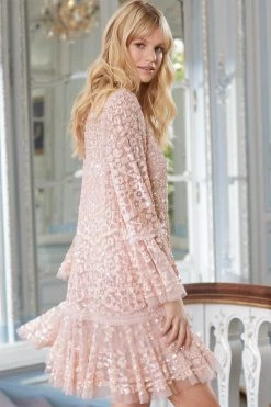 Needle & Thread Holding LTD All - Womenswear Annie Sequin Tiered Mini Dress