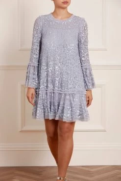 Needle & Thread Holding LTD New Arrivals Annie Sequin Tiered Mini Dress 14 Needle & Thread Holding LTD New Arrivals Annie Sequin Tiered Mini Dress