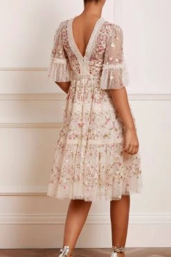 Needle & Thread Holding LTD Araminta Lace Midi Dress All - Womenswear