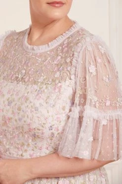 Needle & Thread Holding LTD New Arrivals Araminta Lace Round Neck Gown