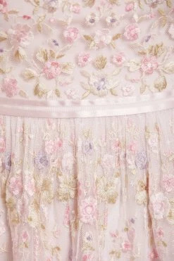 Needle & Thread Holding LTD Araminta Lace Round Neck Midi Dress New Arrivals