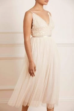 Needle & Thread Holding LTD Aurelia Bodice Cami Ballerina Dress All - Womenswear