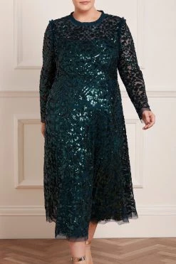 Needle & Thread Holding LTD Aurelia Long Sleeve Ballerina Dress