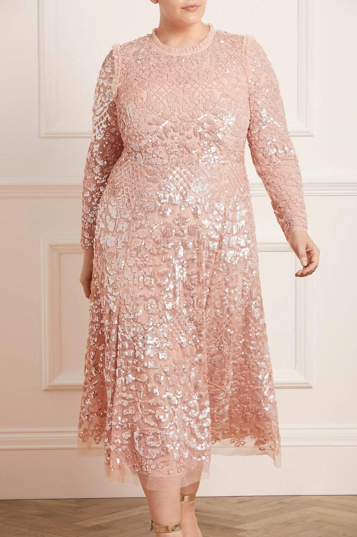 Needle & Thread Holding LTD Aurelia Long Sleeve Ballerina Dress 1 Needle & Thread Holding LTD Aurelia Long Sleeve Ballerina Dress