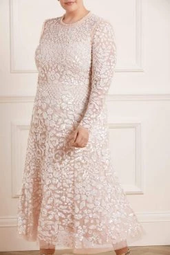 Needle & Thread Holding LTD Aurelia Long Sleeve Ballerina Dress