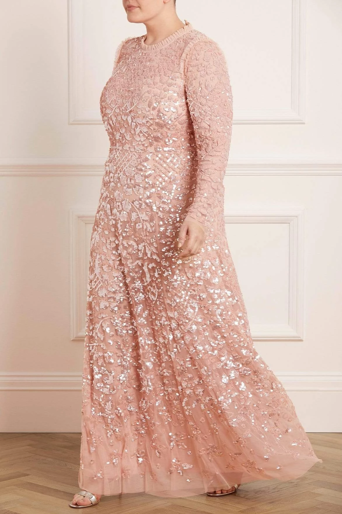 UK Needle & Thread Holding LTD All - Womenswear Aurelia Long Sleeve Gown 1 UK Needle & Thread Holding LTD All - Womenswear Aurelia Long Sleeve Gown