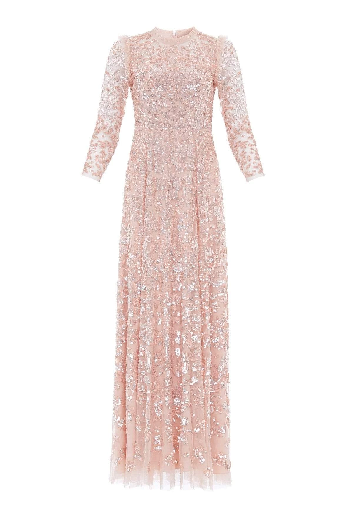 UK Needle & Thread Holding LTD All - Womenswear Aurelia Long Sleeve Gown 2 UK Needle & Thread Holding LTD All - Womenswear Aurelia Long Sleeve Gown