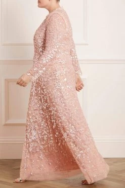 UK Needle & Thread Holding LTD All - Womenswear Aurelia Long Sleeve Gown 12 UK Needle & Thread Holding LTD All - Womenswear Aurelia Long Sleeve Gown