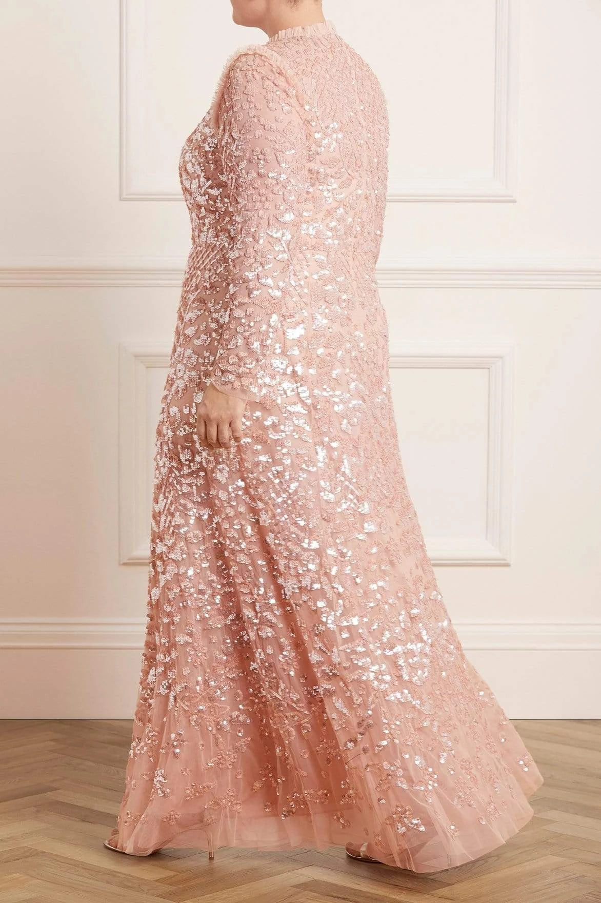 UK Needle & Thread Holding LTD All - Womenswear Aurelia Long Sleeve Gown 8 UK Needle & Thread Holding LTD All - Womenswear Aurelia Long Sleeve Gown