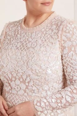 Needle & Thread Holding LTD Aurelia Long Sleeve Gown All - Womenswear