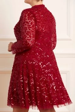 Needle & Thread Holding LTD Aurelia Long Sleeve Mini Dress