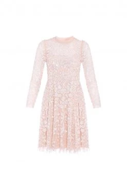 Needle & Thread Holding LTD Aurelia Long Sleeve Mini Dress