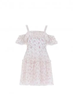 UK Needle & Thread Holding LTD Bijou Rose Off Shoulder Micro Mini Dress All - Womenswear