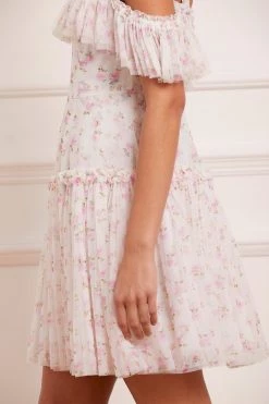 UK Needle & Thread Holding LTD Bijou Rose Off Shoulder Micro Mini Dress All - Womenswear