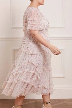 Needle & Thread Holding LTD All - Womenswear Bijou Rose Ruffle Ballerina Dress