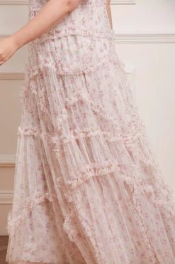 UK Needle & Thread Holding LTD Bijou Rose Ruffle Gown