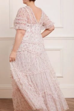 UK Needle & Thread Holding LTD Bijou Rose Ruffle Gown