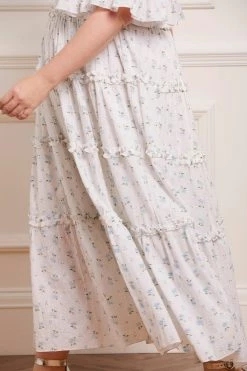 Needle & Thread Holding LTD Bijou Rose Smocked Day Ankle Gown