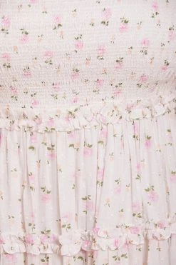 Needle & Thread Holding LTD Bijou Rose Smocked Day Ankle Gown