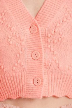 Needle & Thread Holding LTD Bow Stitch Cropped Cardigan