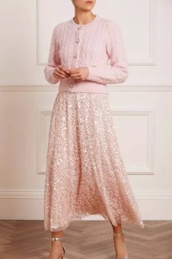 Needle & Thread Holding LTD Cable Bobble Short Cardigan All - Womenswear