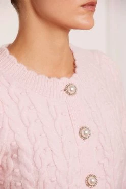 Needle & Thread Holding LTD Cable Bobble Short Cardigan All - Womenswear