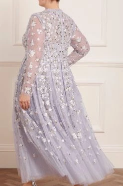 Needle & Thread Holding LTD Camellia Ditsy Ankle Gown