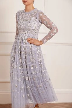 Needle & Thread Holding LTD Camellia Ditsy Ankle Gown