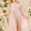 Needle & Thread Holding LTD Camellia Ditsy Long Sleeve Kids Dress All-Kids