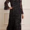 Needle & Thread Holding LTD Celia Long Sleeve Ankle Gown