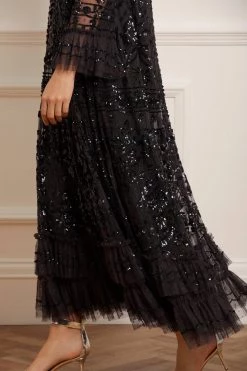 Needle & Thread Holding LTD Celia Long Sleeve Ankle Gown 13 Needle & Thread Holding LTD Celia Long Sleeve Ankle Gown