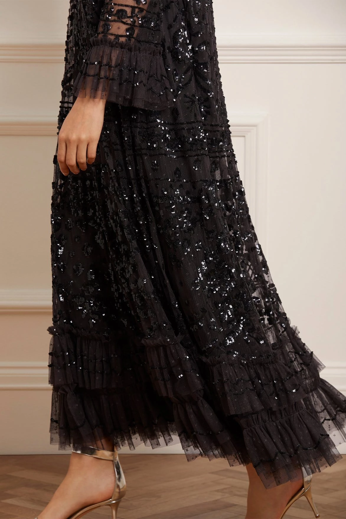 Needle & Thread Holding LTD Celia Long Sleeve Ankle Gown 5 Needle & Thread Holding LTD Celia Long Sleeve Ankle Gown