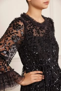 Needle & Thread Holding LTD Celia Long Sleeve Ankle Gown 15 Needle & Thread Holding LTD Celia Long Sleeve Ankle Gown