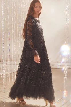 Needle & Thread Holding LTD Celia Long Sleeve Ankle Gown 17 Needle & Thread Holding LTD Celia Long Sleeve Ankle Gown