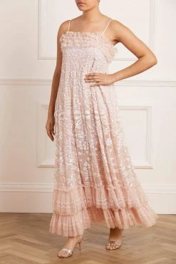 Needle & Thread Holding LTD Celia Cami Ankle Gown