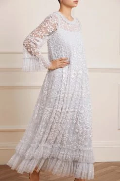 Needle & Thread Holding LTD Celia Long Sleeve Ankle Gown All - Womenswear